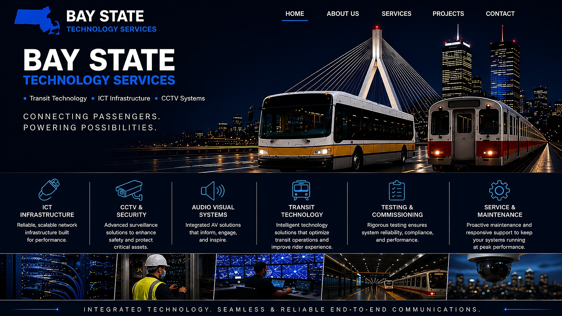 Bay State Technology Services homepage hero